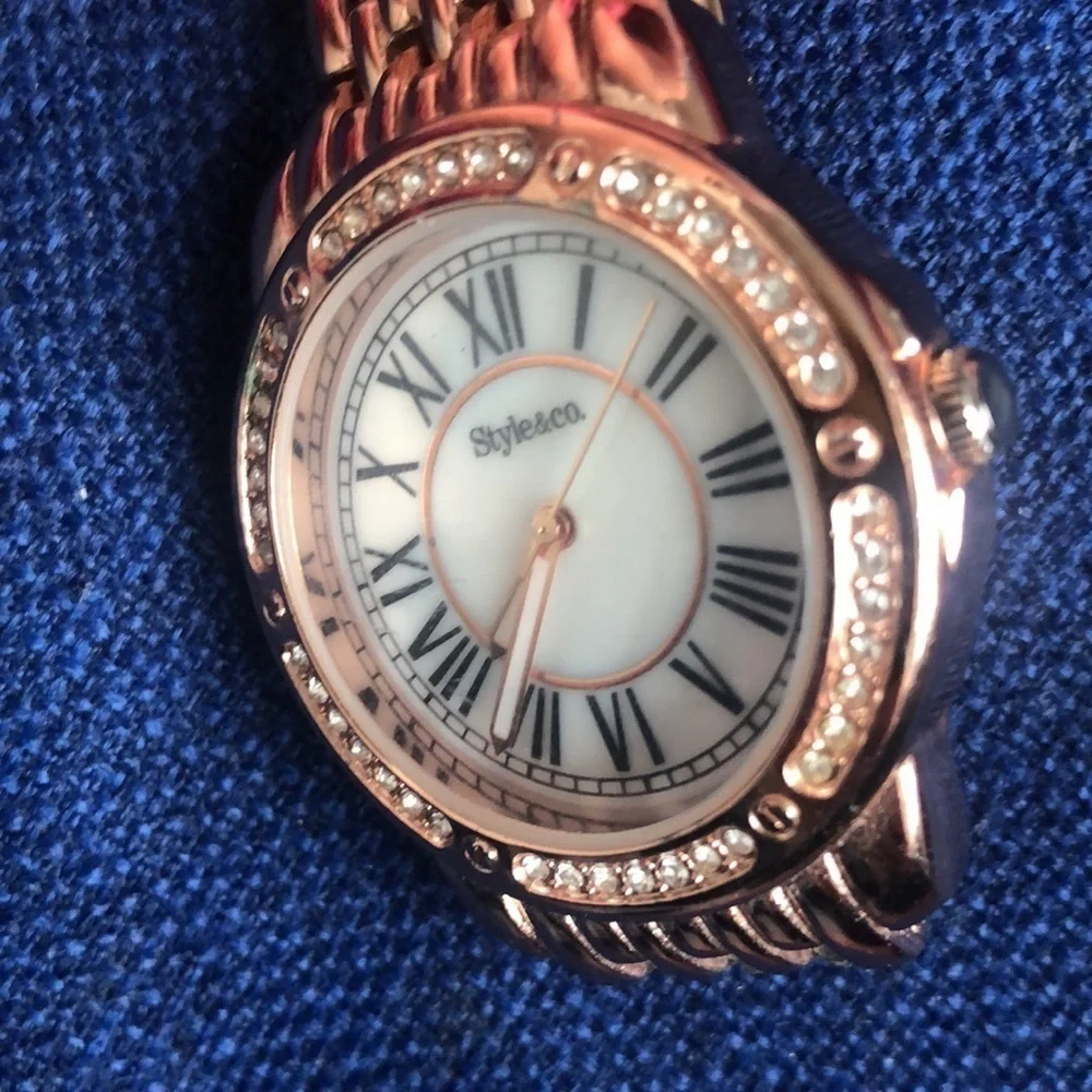 Rose Gold Style & Co Women’s Watch